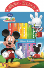 Mickey Mouse Clubhouse 12 Board Books My First Library Set - Spanish Edition