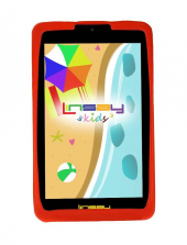 LINSAY 7 inch Kids Funny 1280 x 800 IPS Screen Tablet with Red Defender Case