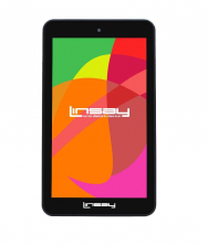 Linsay 7 inch Quad Core Dual Camera Android Tablet - Black