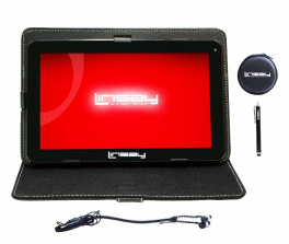 LINSAY 10.1 inch 8GB Android Tablet Super Bundle