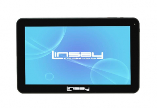 LINSAY 10.1 inch Quad Core Android Tablet - Black