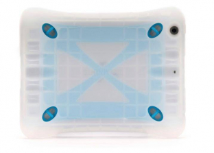 Griffin Survivior Cross Grip iPad Mini Case (Clear/Blue)