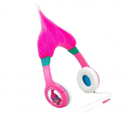 DreamWorks Trolls Hair-Ific Headphones - Pink