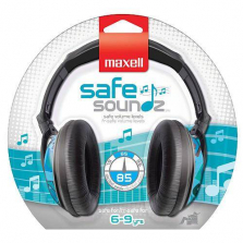 Maxell Safe Soundz Headphones Ages 6-9 - Blue