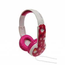 Maxell Safe Soundz Head Phones - Pink/White