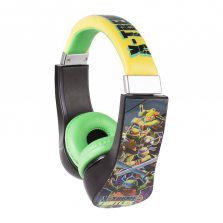 Teenage Mutant Ninja Turtles Kids Friendly Headphones - Yellow/Green