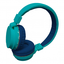 Maxell Safe Soundz Bluetooth Wireless Kids Headphones - Aqua/Blue