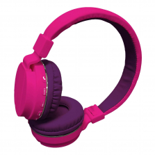 Maxell Safe Soundz Wireless Bluetooth Kids Headphones - Pink/Purple