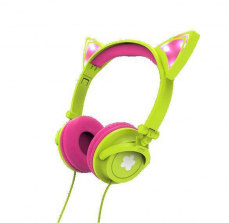 Limited Too Cat Ear Headphones - Lime Green