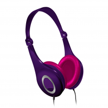 Maxell Safe Soundz Noise Cancellation Kids Headphones - Pink/Purple