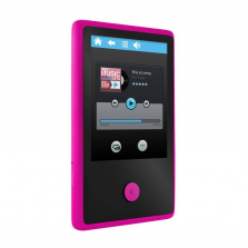 Ematic 2.4 inch Touch Screen 8GB MP3 Video Player with Bluetooth - Pink