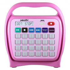 Juke24 Portable Digital Jukebox - Pink