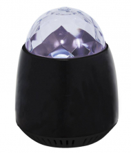 Lexibook Crystal Bluetooth Speaker with Lights - Black