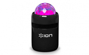 Ion Audio Party Starter Mini Bluetooth Speaker with Party Lights