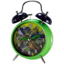 Teenage Mutant Ninja Turtles Twin Bell Alarm Clock - Lenticular Dial