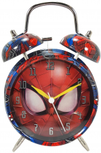 Marvel Twin Bell Alarm Clock - Spider-Man