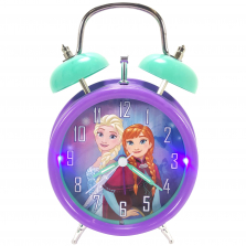 Disney's Frozen Twin Bell Alarm Clock - Elsa and Anna
