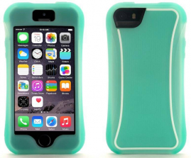 Griffin Survivor Slim Case for iPhone 5 - Chromium Green/White