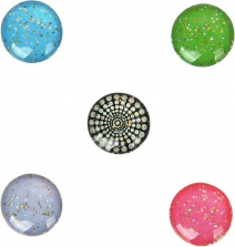 MiButton Home Button Stickers - Glitter Pastels