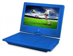 Ematic 7 inch Portable DVD Player Bundle - Blue