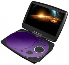 Impecca 9 inch Portable DVD Player - Purple