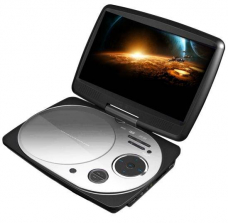 Impecca 9 inch Swivel Portable DVD Player - White