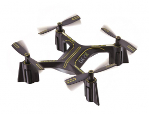 Sharper Image Rechargeable DX-2 Stunt Drone - 2.4 GHz Black