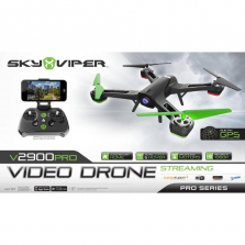 Sky Viper v2900PRO Remote Control Streaming Video Drone - 2.4 GHz Green/Black