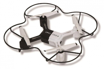 Sharper Image Lunar Camera Streaming Video Drone - 2.4GHz White/Black