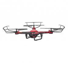 Sky Rider Video Streaming Quadrocopter Drone - Red 2.4 GHz