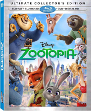 Zootopia Ultimate Collector's Edition Blu-Ray Combo Pack (Blu-Ray/Blu-Ray3D/DVD/Digital HD)