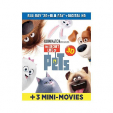 The Secret Life of Pets Blu-Ray Combo Pack (Blu-Ray 3D/Blu-Ray/Digital HD)