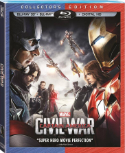 Marvel's Captain America: Civil War Collector's Edition 2 Disc 3D Blu-Ray Combo Pack (3D Blu-Ray/Blu-Ray/Digital HD)
