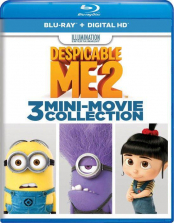 Despicable Me 2: 3 Mini Movie Collection Blu-Ray Combo Pack (Blu-Ray/Digital HD)