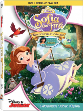 Disney Jr. Sofia the First - Ready To Be A Princess DVD and Dress-Up Play Set