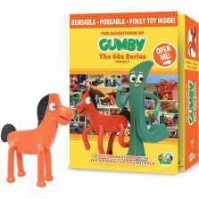 The Adventures of Gumby: The 60s Series Volume 1 DVD with Toy