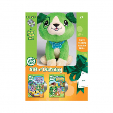Leap Frog: Number Land and Phonics Farm 2 Disc DVD with Stuffed Figure - Scout
