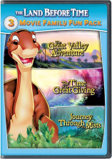 The Land Before Time II-IV 3-Movie Family Fun Pack 2 Disc DVD