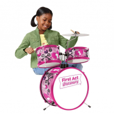 First Act Discovery Love Rock Designer Drum Set
