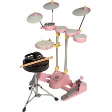 Hitman Drum-1 Compact Electronic Drum Kit - Pink