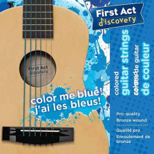 First Act Discovery Guitar Strings - Color Me Blue