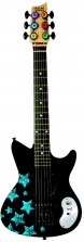 First Act Discovery Portable Electric Guitar - Black with Stars
