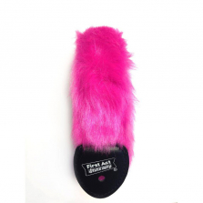 First Act Fuzzy Guitar Strap - Pink Fuzzy