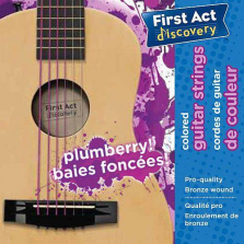 First Act Discovery Guitar Strings - Plumberry