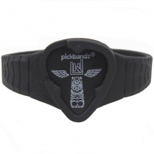 Pickbandz PRO Wristband Silicone Pick Holder - Black Raven/Youth Size
