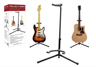 Spectrum AIL GSY "Road Ready" Universal Guitar Stand with Gooseneck Protection