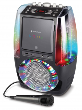 The Singing Machine AGUA Dancing Water Fountain Karaoke System - Black