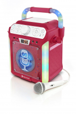 The Singing Machine Groove Cube Karaoke System - Pink