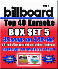 Party Tyme Karaoke: Billboard Top 40 Karaoke Box Set Volume 5 CD (CD+G)