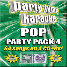Party Tyme Karaoke - Pop Party Pack 4 CD